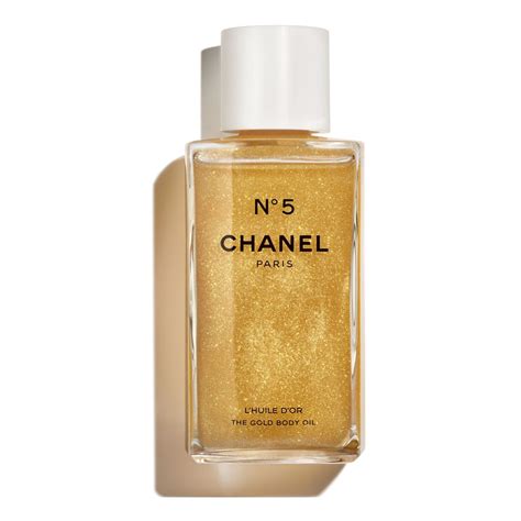 chanel n5 body oil.